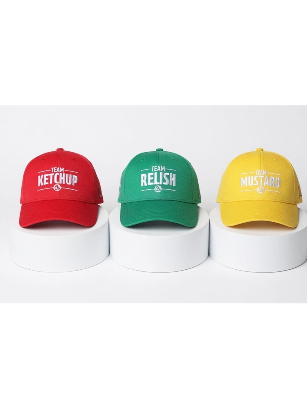 *New* Baltimore Orioles 2026 (3 pack) Mustard, Ketchup and Relish Race Hats